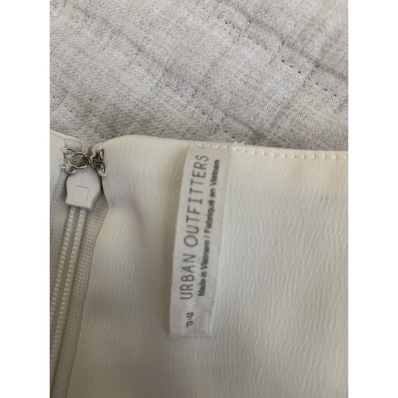 Urban Outfitters Mallory Cowl Neck Slip Dress White Sz S Slinky Wedding 90s Insp - Picture 3 of 12